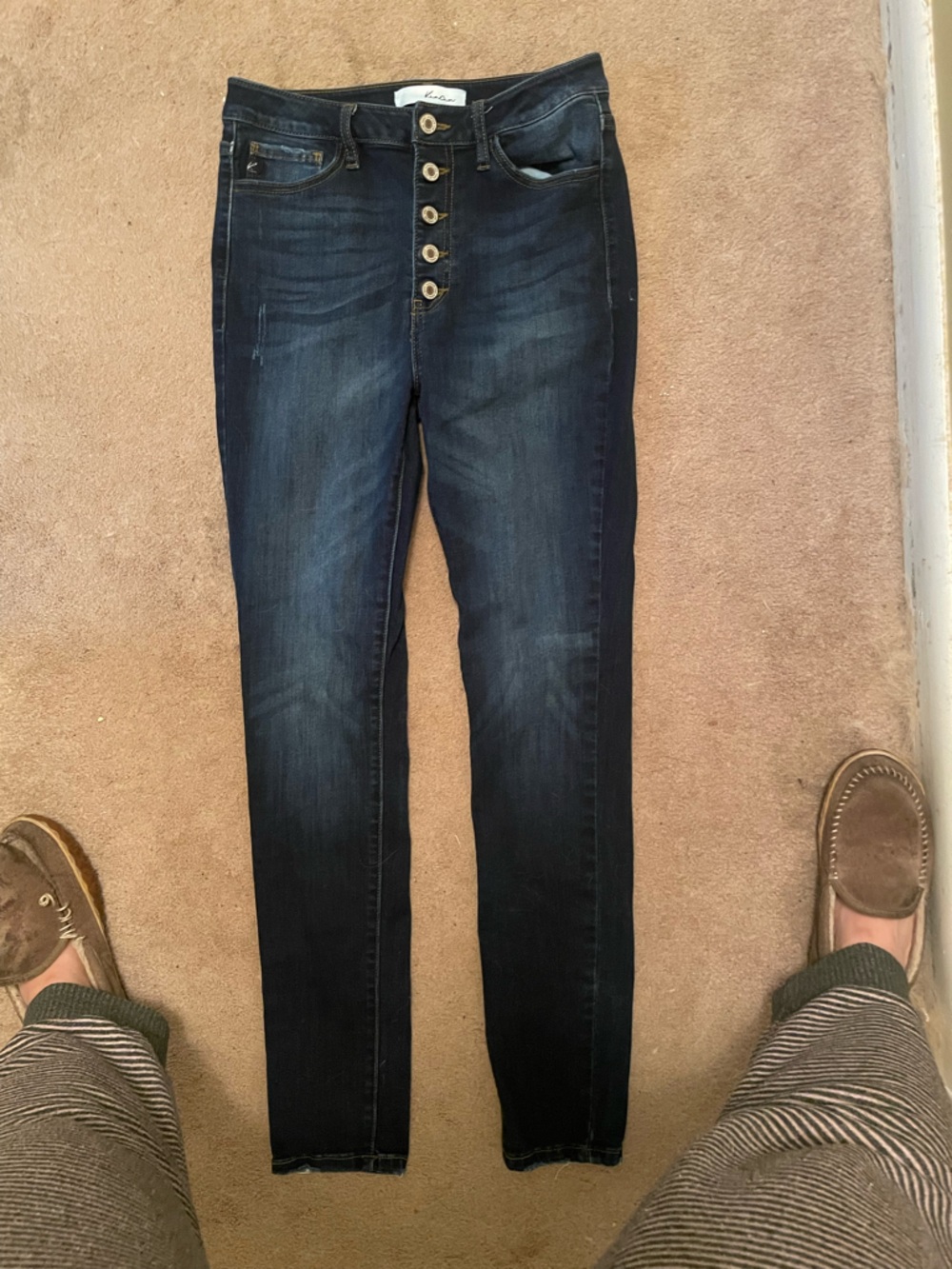 KanCan Dark Wash Straight Leg Women Jeans
